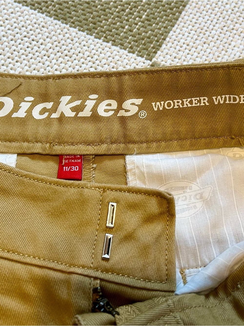 Wide Leg Khaki Pants - Picture 4 of 5